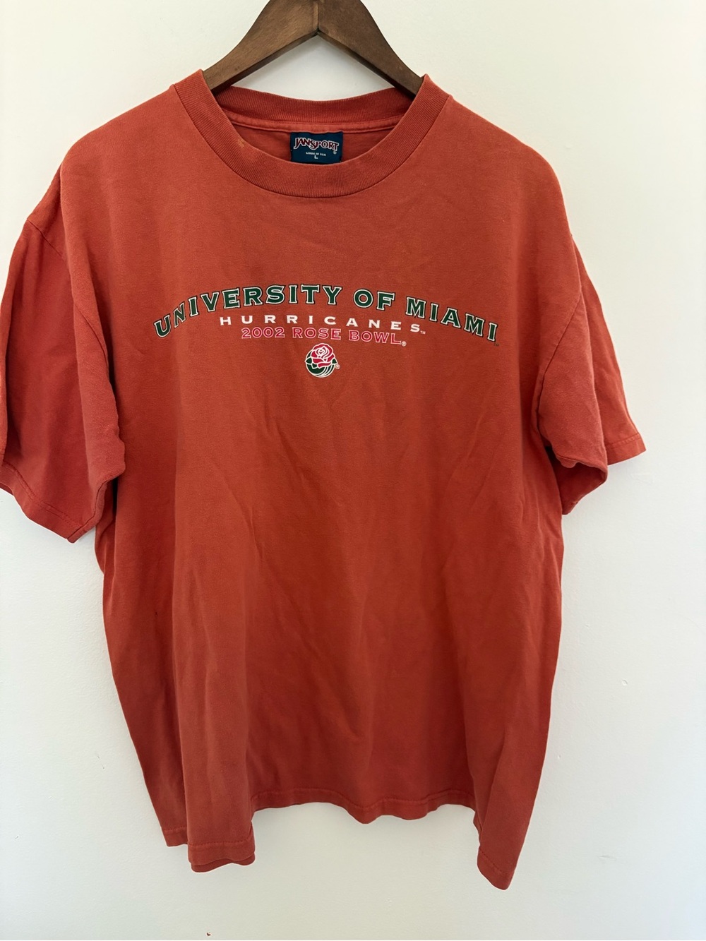 University of Miami vintage 2002 Rose Bowl cotton heavyweight t shirt